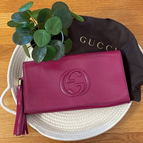💯 Authentic Gucci Clutch - Picture 1 of 10